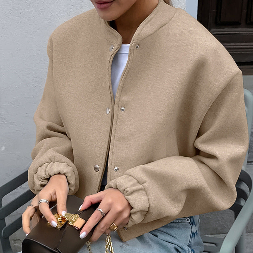 Calviera – elegantní vlněná bunda s kapsami