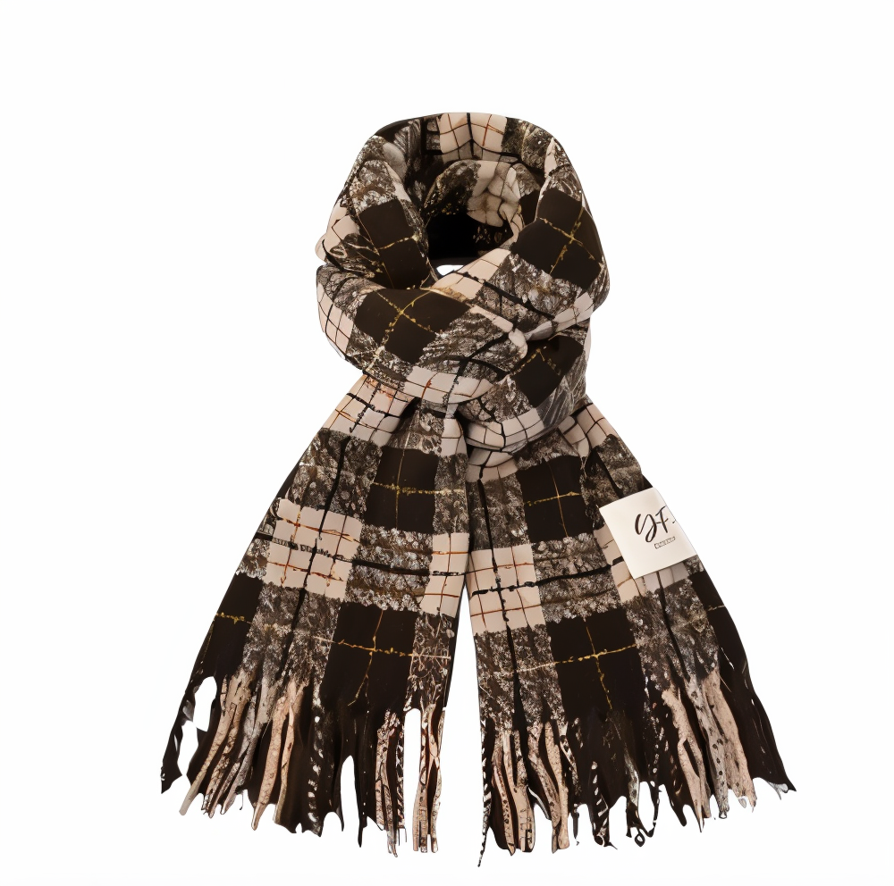 Lunaira – elegantní dámská kostkovaná šála