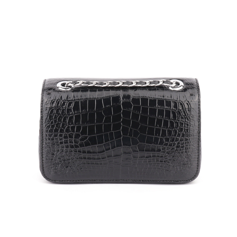 Eleganzia – dámská kožená kabelka s krokodýlím vzorem