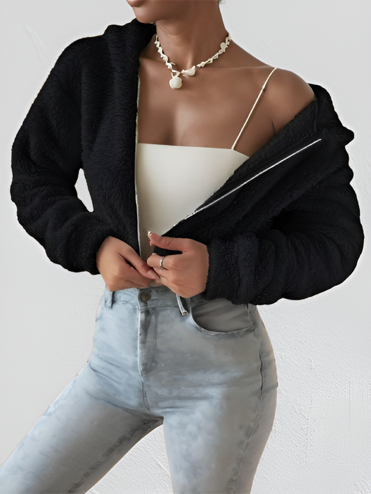 Furvia – ležérní mikina s kapucí na zip