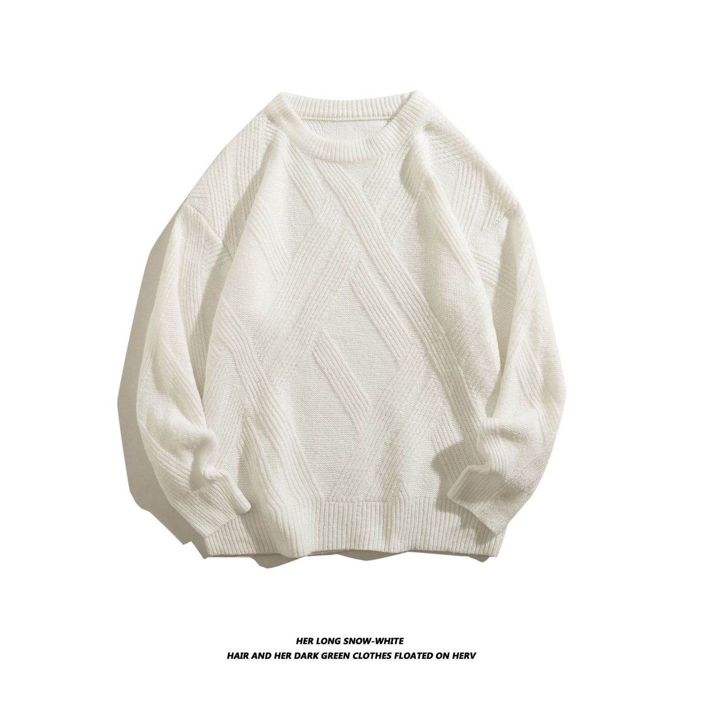 Pánský svetr ze ztluštěné základní vlny