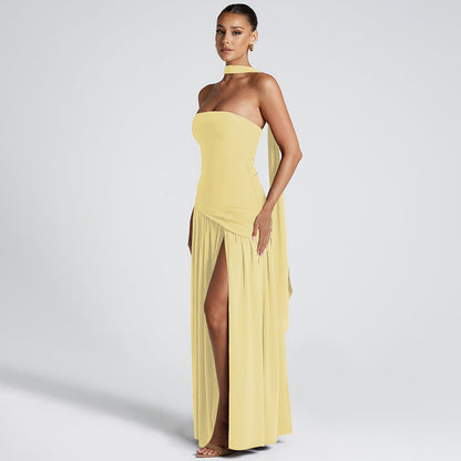 Lurevia – elegantní šaty s rozparkem