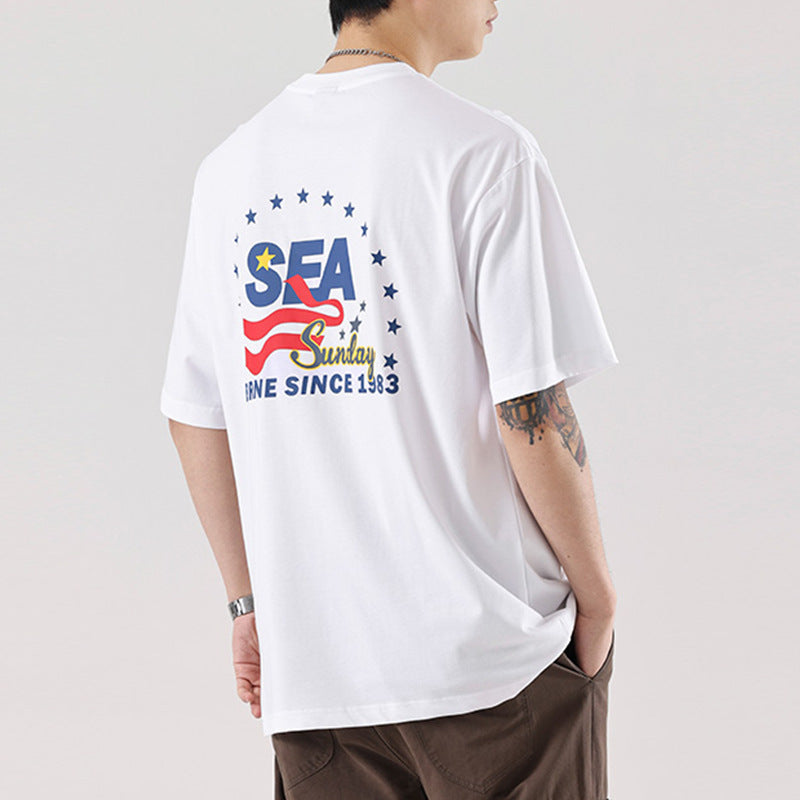 Veltoro – bavlněné tričko s krátkým rukávem a potiskem