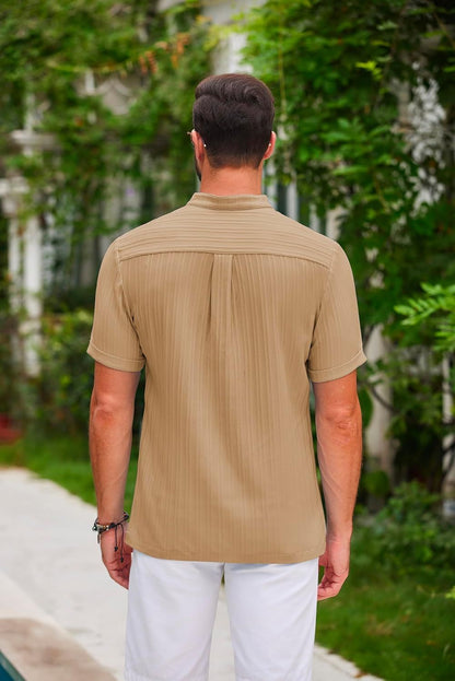 Corvett – pánská polokošile se stojáčkem