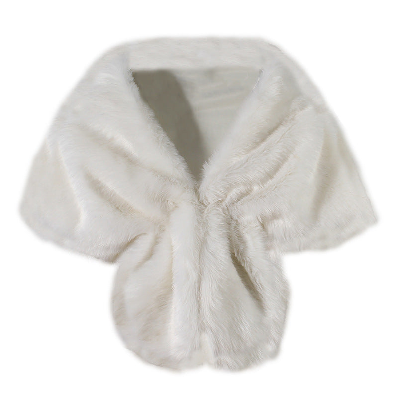 Veloura – dámský zimní šálový top z umělé kožešiny