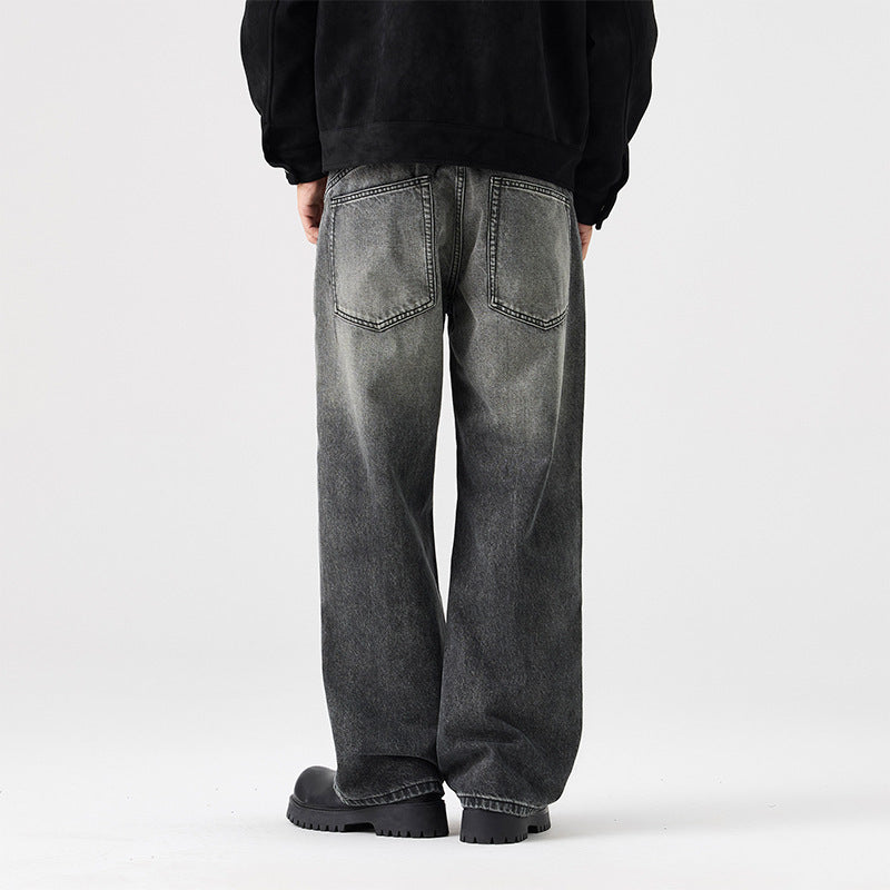 Americké džíny s širokými nohavicemi pro muže