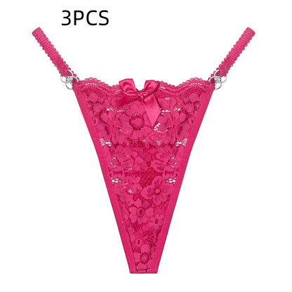 Whisper Lace – bezešvá krajková tanga s květinovým vzorem