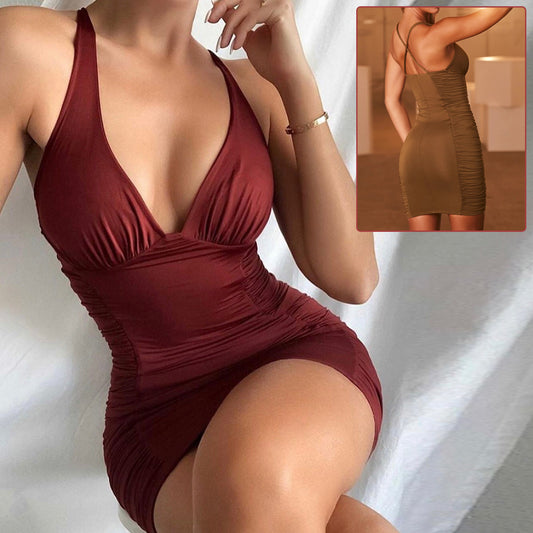 Nova Slip – podvazkové minišaty s hlubokým výstřihem