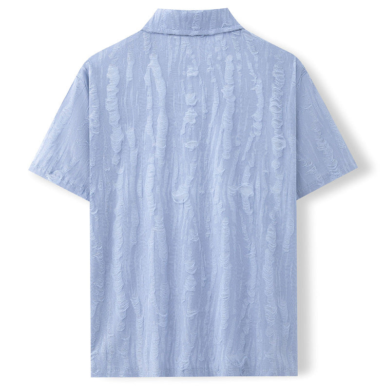 Klarvero – pánská košile s kubánským límcem