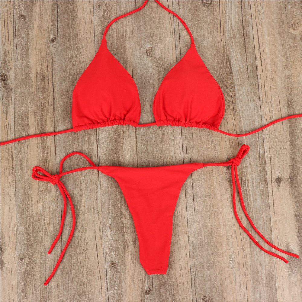 SunGlow bikiny s halterneckem