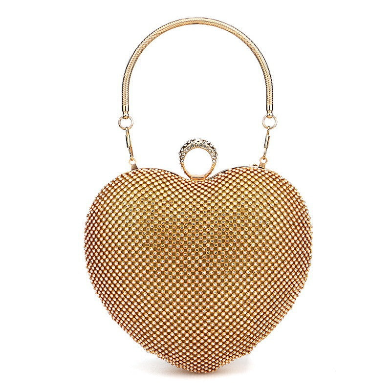 DiamondLuxe – dámská společenská kabelka s diamantovým efektem