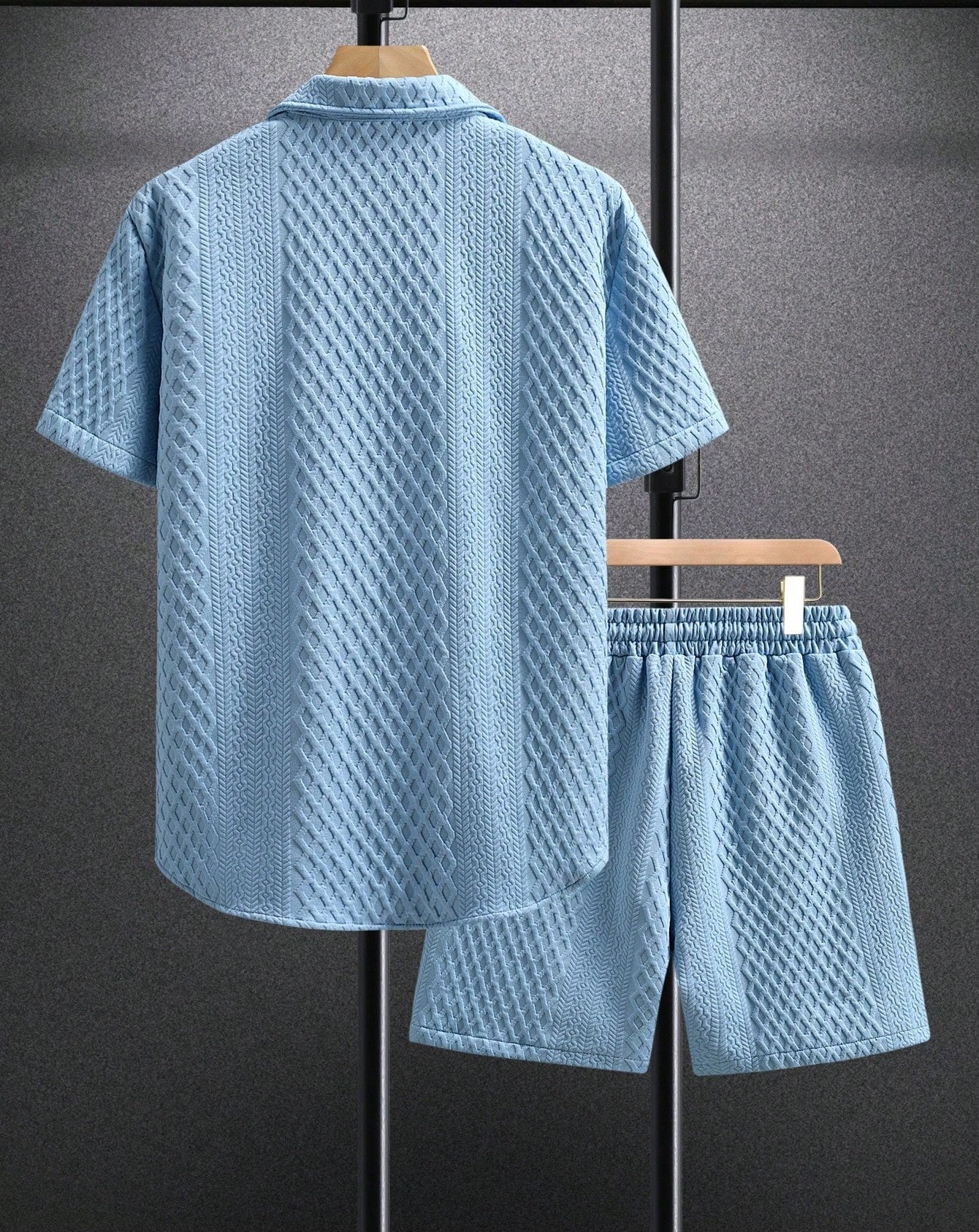 UrbanBreeze – pánský letní komplet s košilí a šortkami