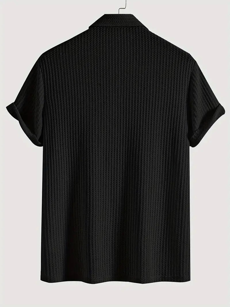 Menxiro – pánská pletená košile s klopou