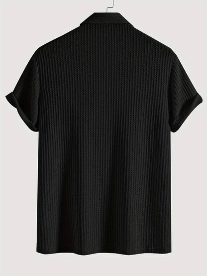 Menxiro – pánská pletená košile s klopou