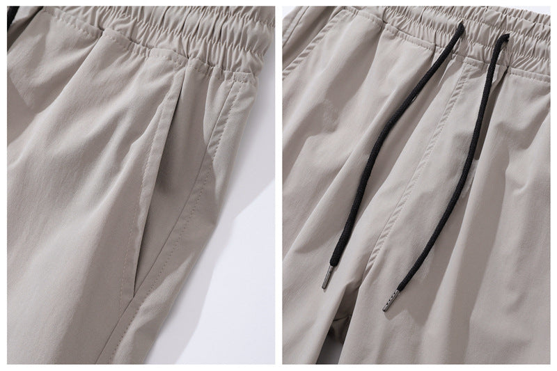 Lazoro – pánské kraťasy s elastickým pasem a šněrováním