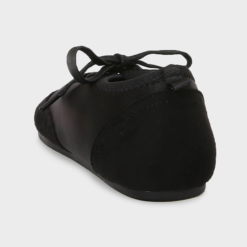 SatinGrace – saténové baleríny se šněrováním