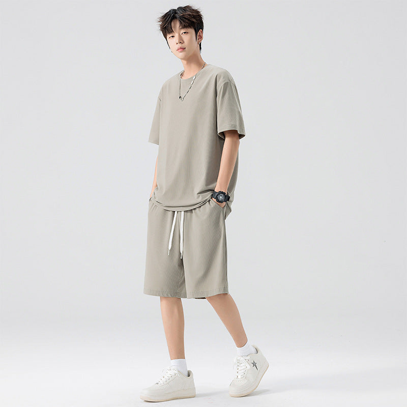 Stinon – pánská souprava z ledového hedvábí