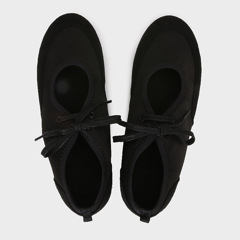 SatinGrace – saténové baleríny se šněrováním