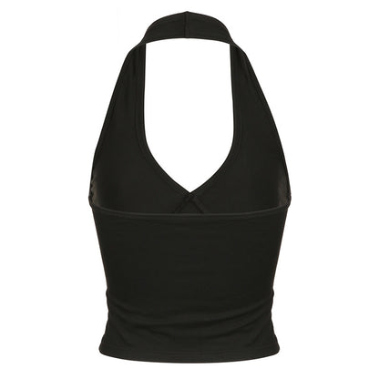 SilkenEdge – stylový crop top s ohlávkou