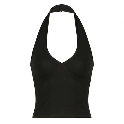 SilkenEdge – stylový crop top s ohlávkou