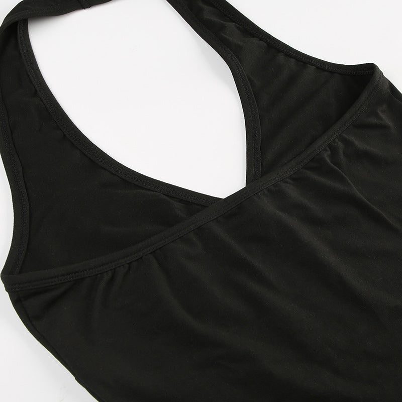 SilkenEdge – stylový crop top s ohlávkou