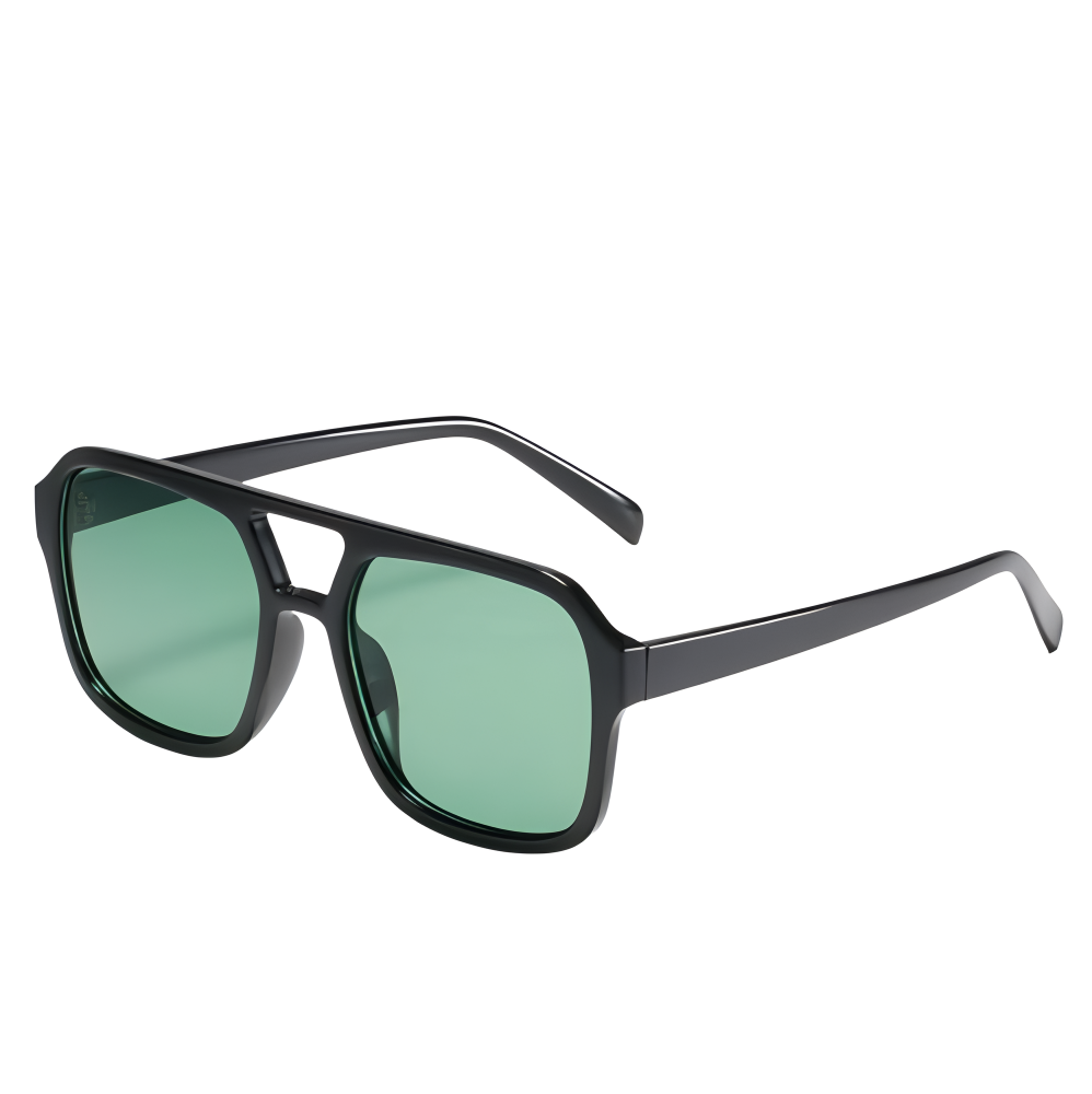 Dublon – retro čtvercové dvojité sluneční brýle