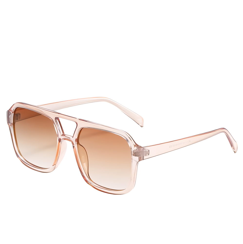 Dublon – retro čtvercové dvojité sluneční brýle