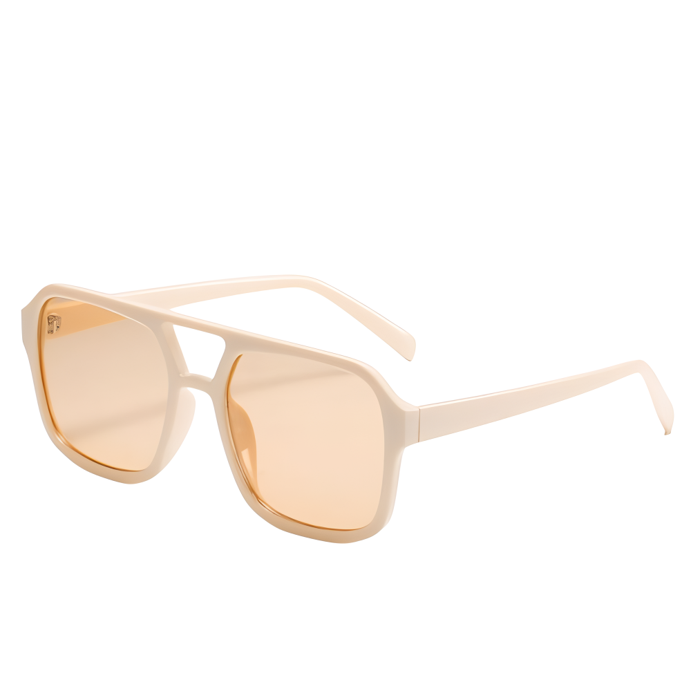 Dublon – retro čtvercové dvojité sluneční brýle