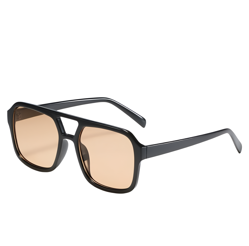 Dublon – retro čtvercové dvojité sluneční brýle