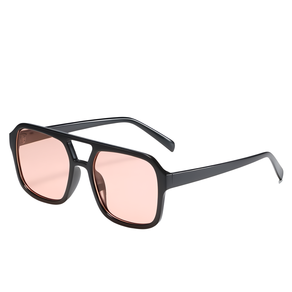 Dublon – retro čtvercové dvojité sluneční brýle