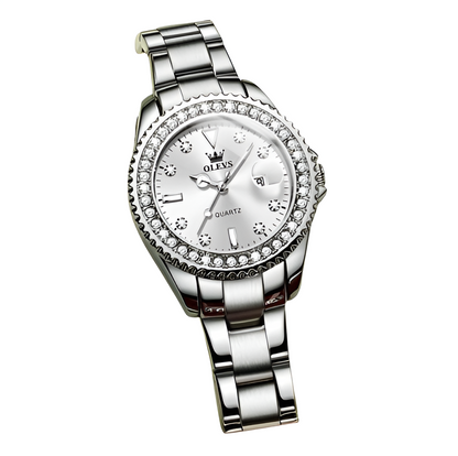 LioraSteel – dámské elegantní hodinky s diamantovým křemenem