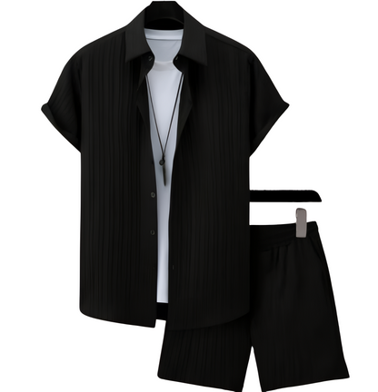 UrbanEase – pánská sada s krátkým rukávem a šortkami