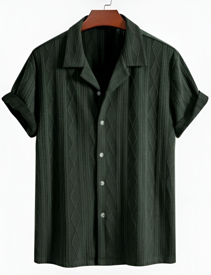 Serelux – pánská krajková letní košile