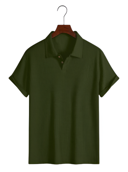 Menxiro – pánská pletená košile s klopou