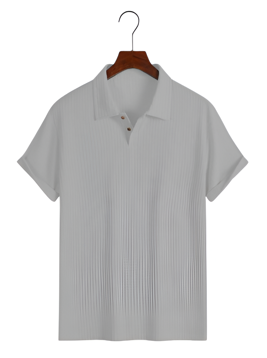 Menxiro – pánská pletená košile s klopou