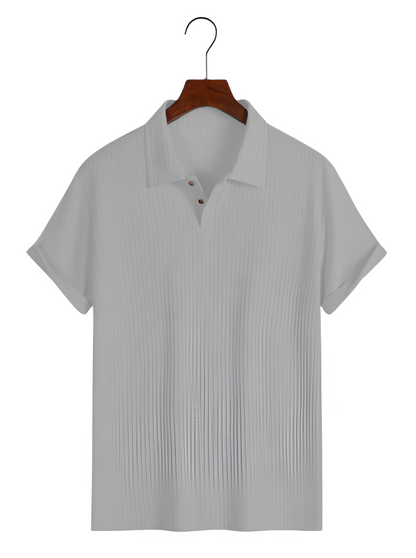 Menxiro – pánská pletená košile s klopou