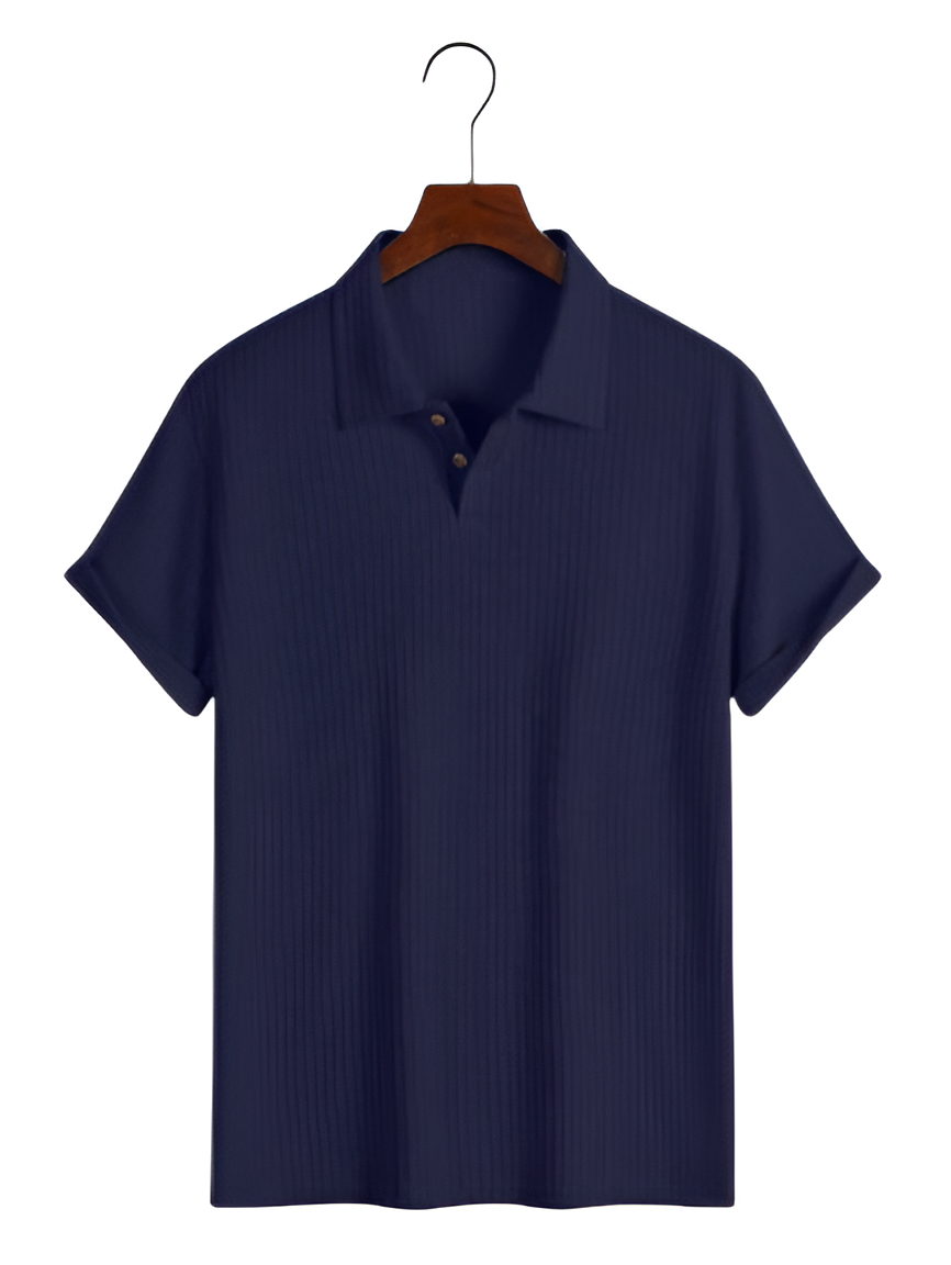 Menxiro – pánská pletená košile s klopou