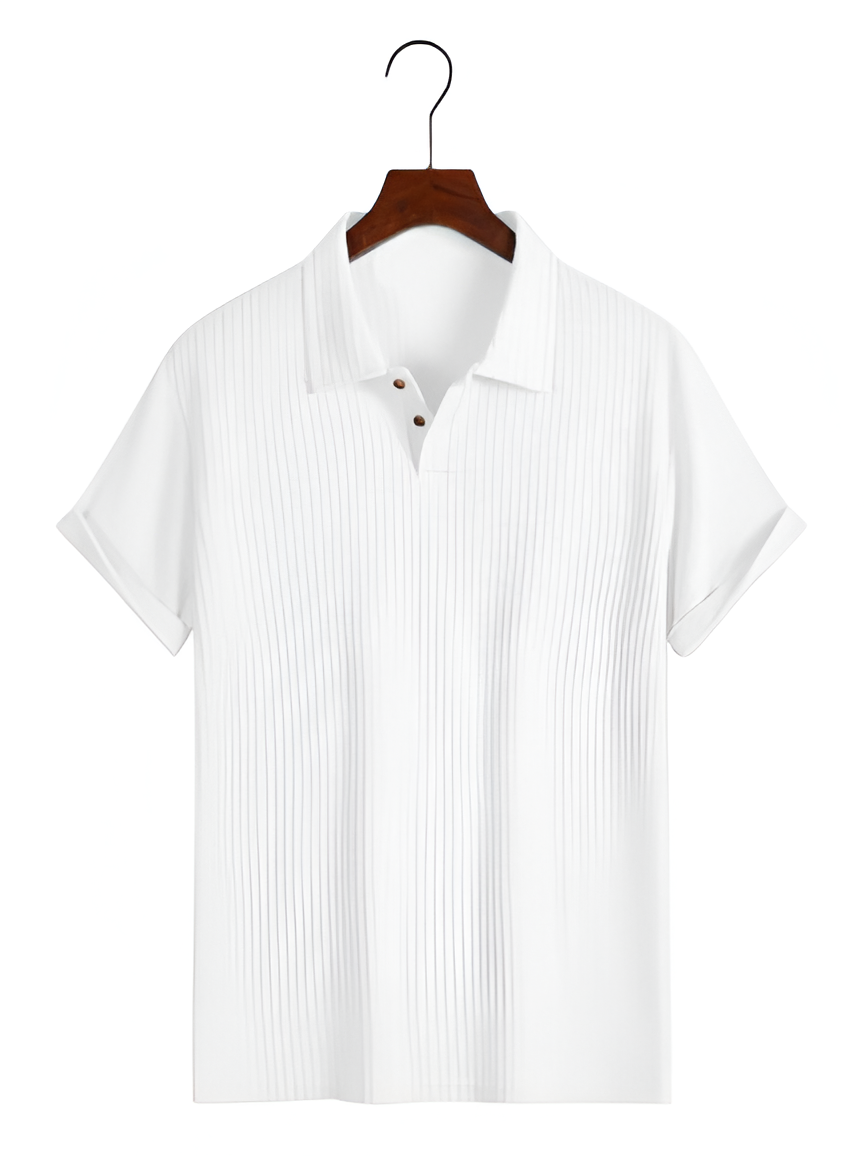 Menxiro – pánská pletená košile s klopou