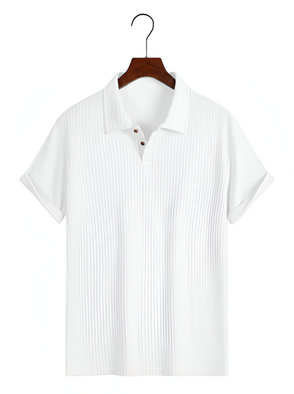 Menxiro – pánská pletená košile s klopou