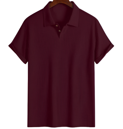 Menxiro – pánská pletená košile s klopou