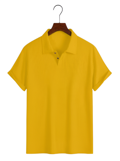 Menxiro – pánská pletená košile s klopou