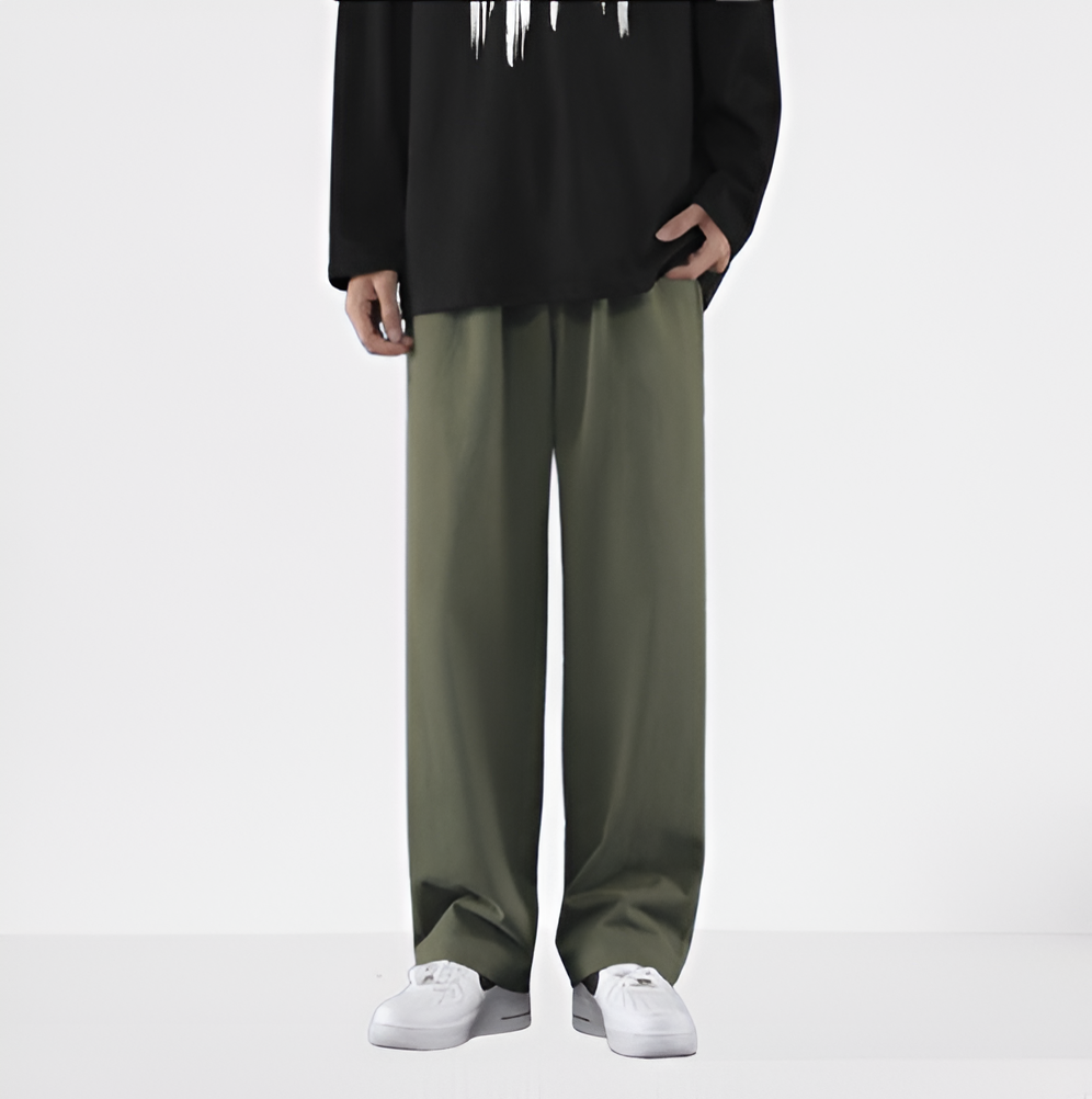 Ferrolo – pánské bavlněné kalhoty rovného střihu