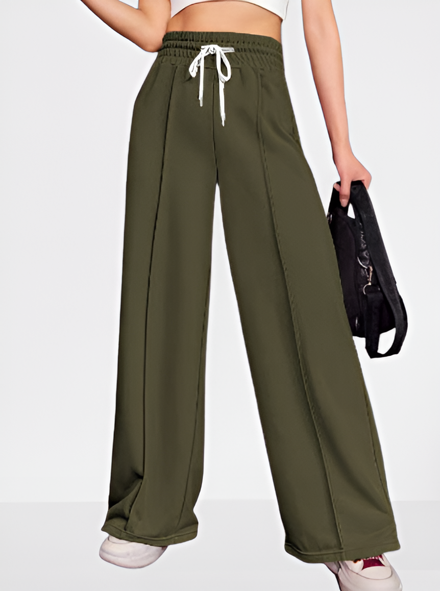 Stravora – volnočasové kalhoty s širokými nohavicemi