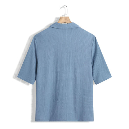 Vertoro – pánský komplet s krátkým rukávem a rovnými kalhotami