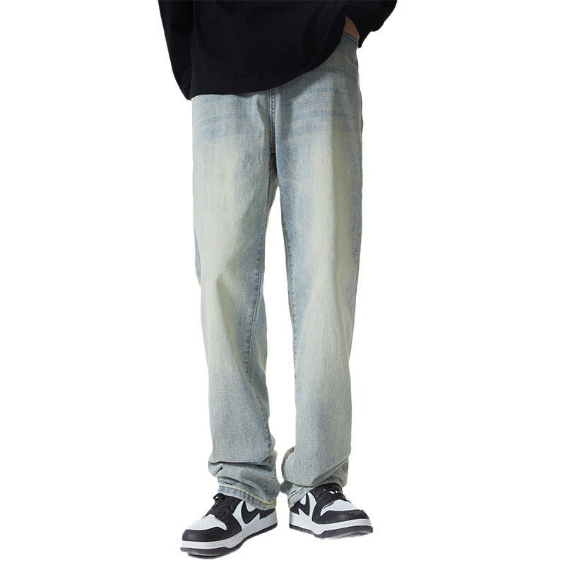 Retrovibe – volné rovné džíny s širokými nohavicemi