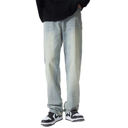 Retrovibe – volné rovné džíny s širokými nohavicemi