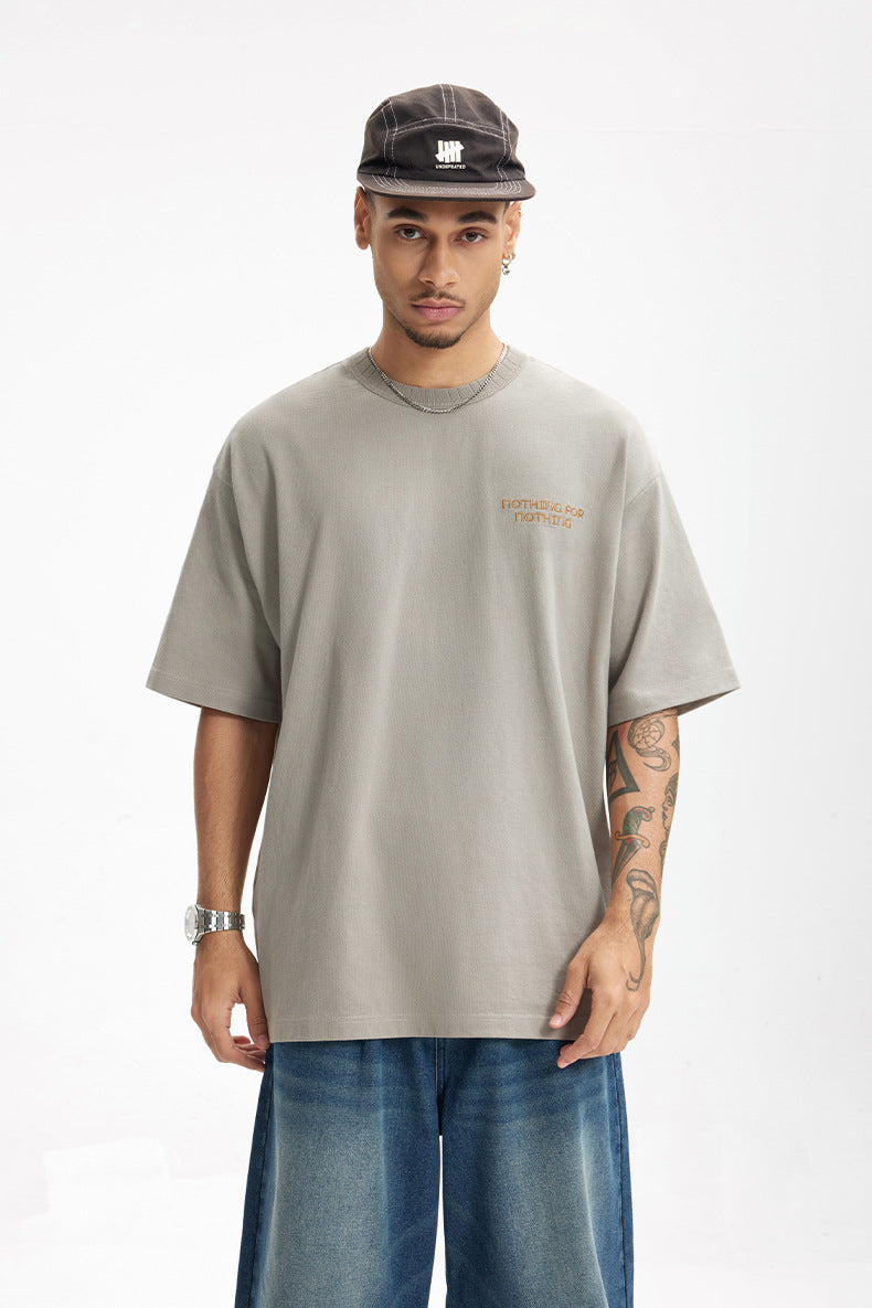 Lintavo – unisex tričko s vyšívaným límcem a krátkým rukávem