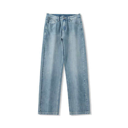 Pánské módní univerzálně sladěné kalhoty baggy rovného střihu