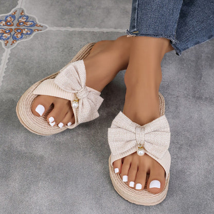 RibbonSole – elegantní dámské pantofle s mašlí