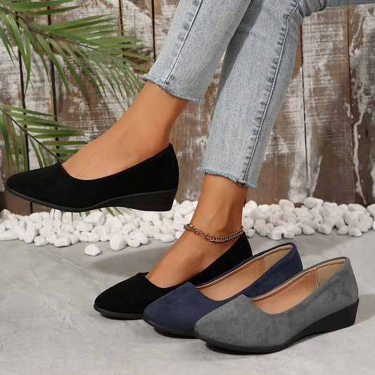 SpringWedge – dámské elegantní klínové baleríny